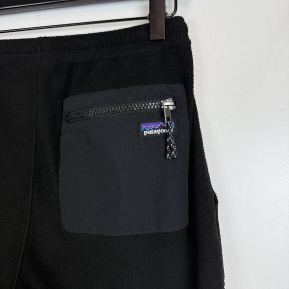 Patagonia Big Kids Boys Fleece Slim Pants Black WORN KNEES - XL - Picture 8 of 10